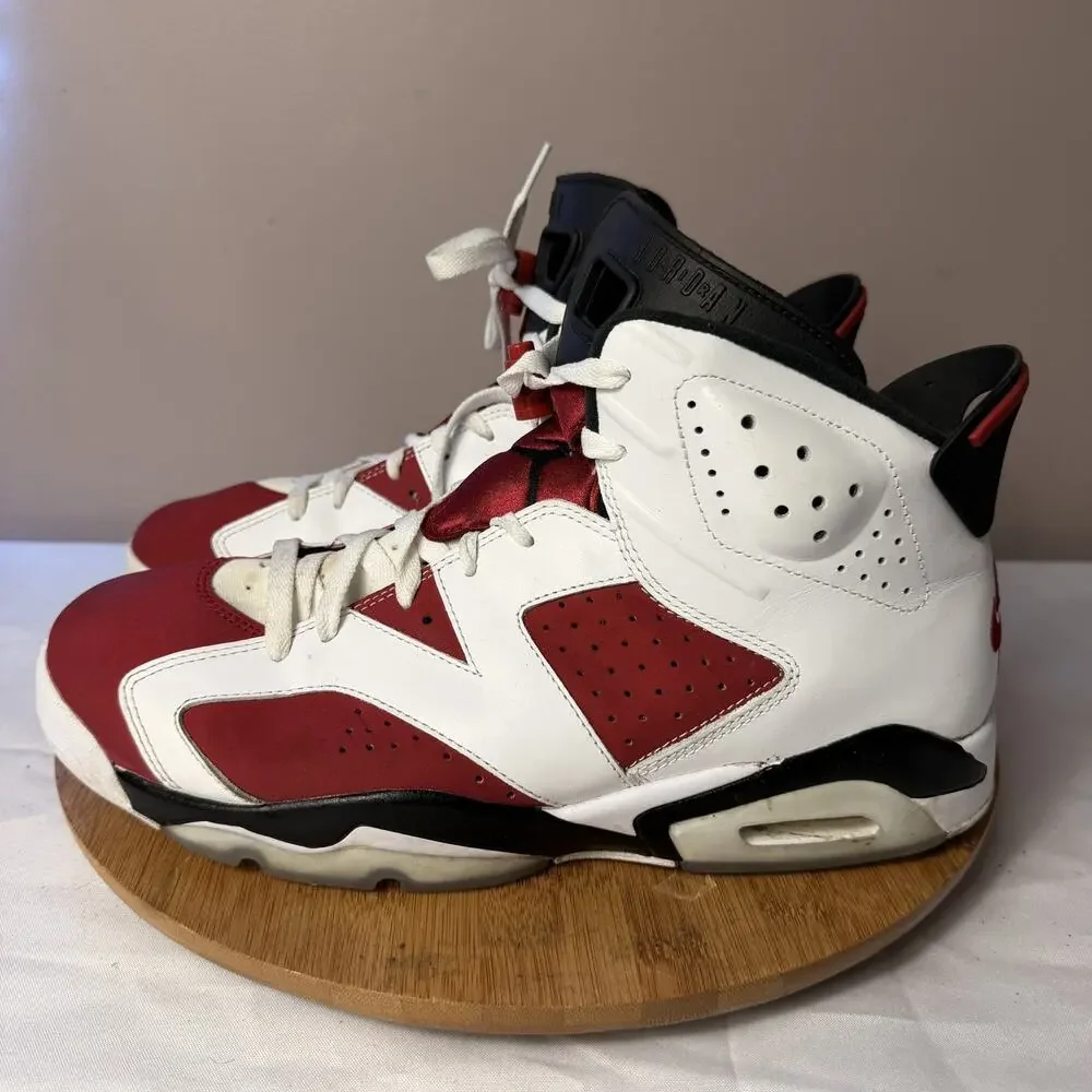 Air Jordan 6 Carmine White Red, 2021, Size 11.5, CT8529-106